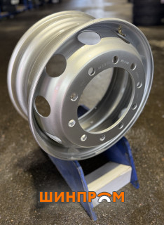 Диск 9.00x22.5 10/335 D281 ET175 M10 14мм WULFRAM Silver наружный вентиль