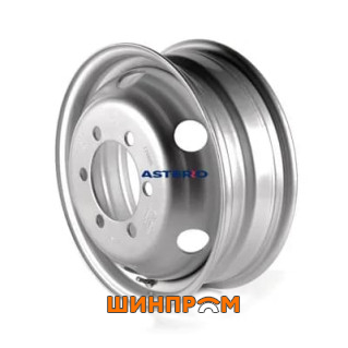Диск 5,5x16/6x170 ET106 D130 Газель Silver (3165587) (8 мм) 1 350 кг Китай усил.